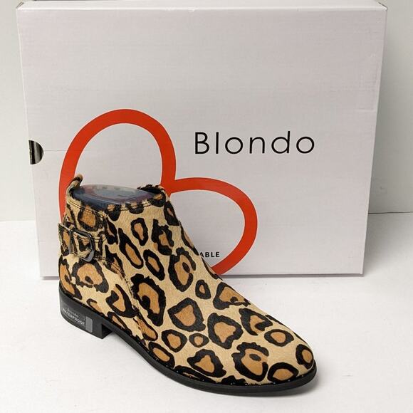 Blondo Tami Ankle Boots, Leopard Print, Women's 6 M - Picture 1 of 6
